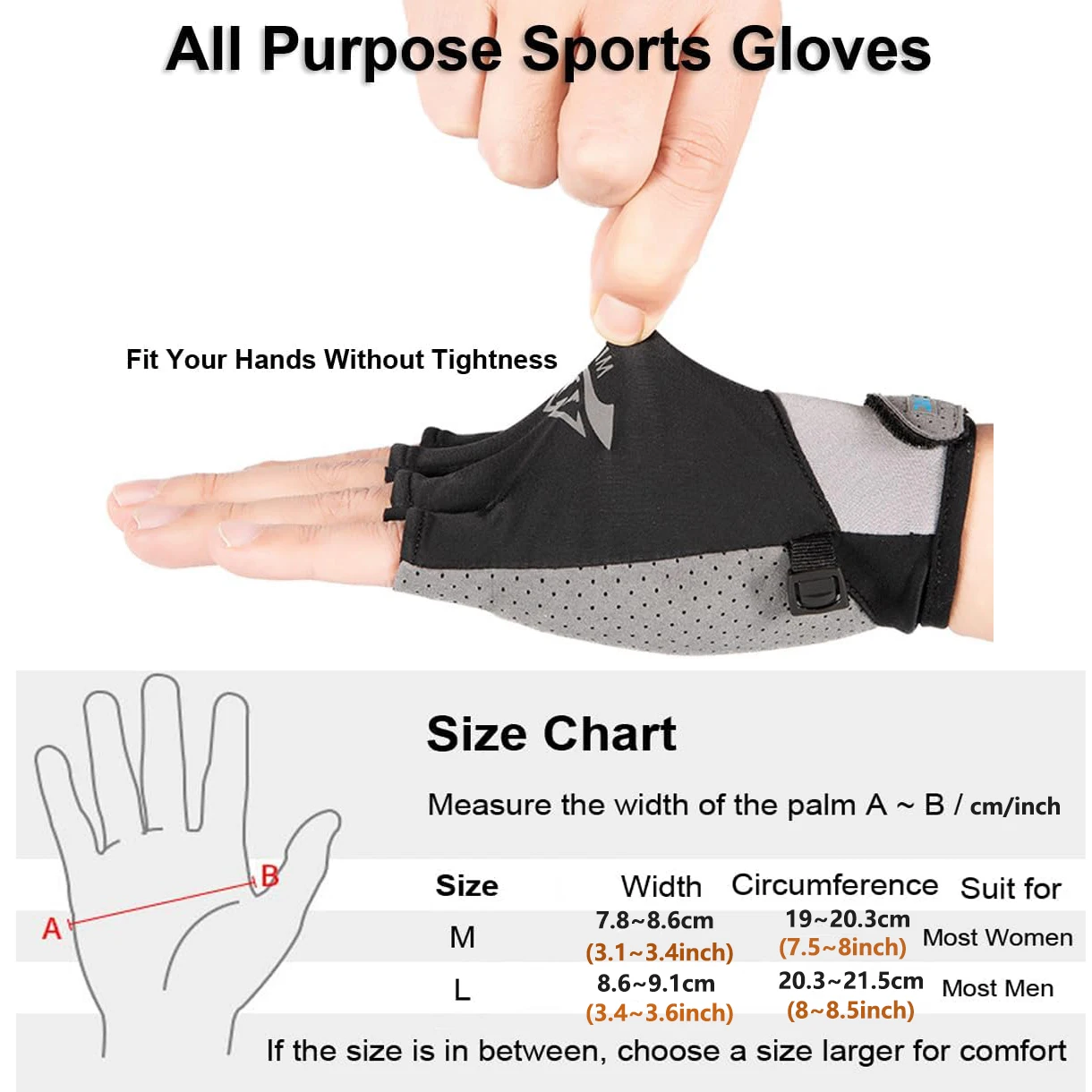 1 Pair Fingerless Driving/Fish - Spearfishing Glove ulasan dan harga
