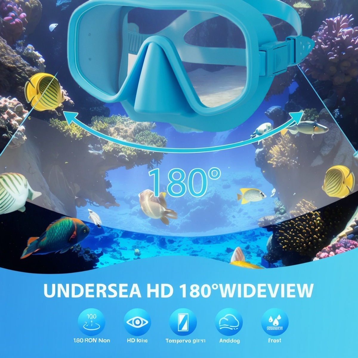 Professional Frameless Tempere - Freediving Mask Set ulasan dan harga