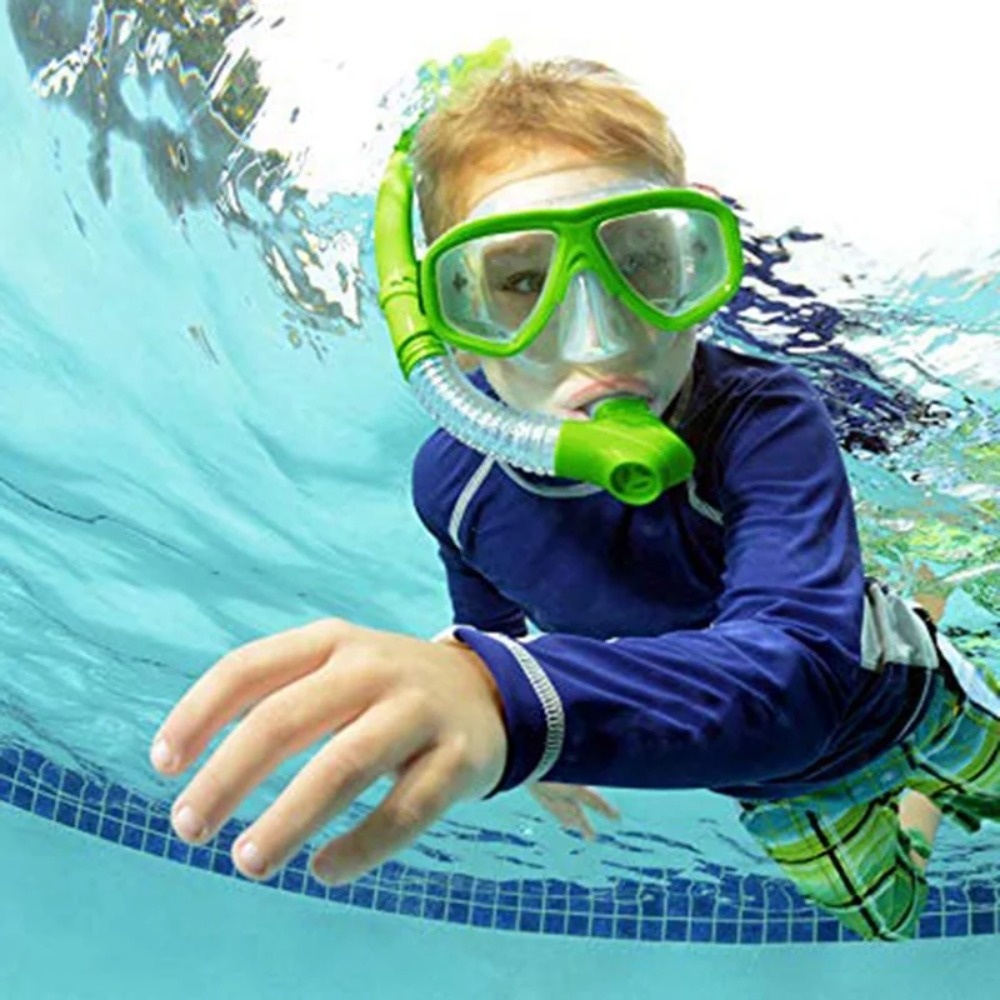 Kids Snorkel Set Scuba Snorkel - Freediving Mask Set ulasan dan harga