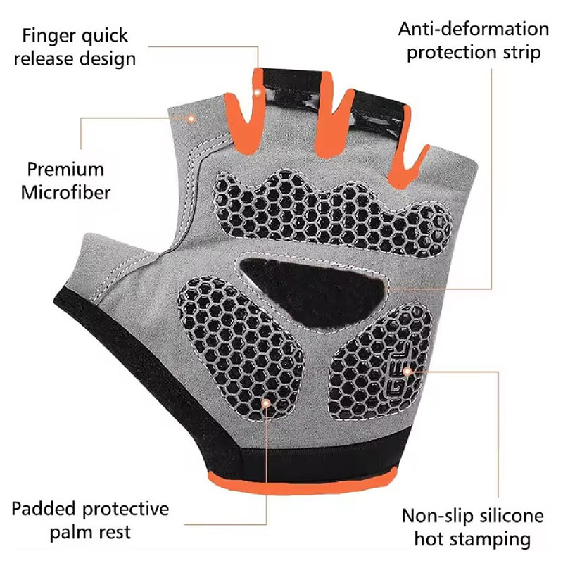 Breathable Anti-Slip Half Fing - Spearfishing Glove ulasan dan harga