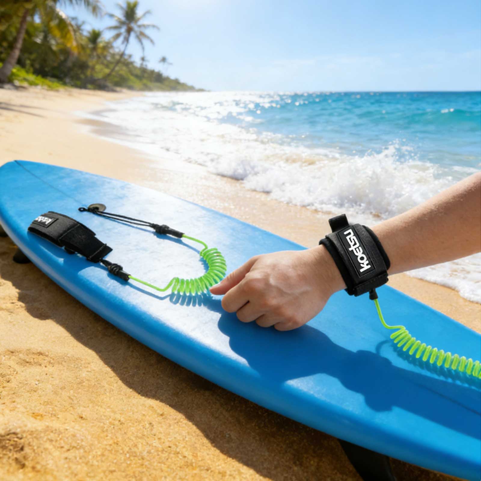 SUP Paddle Board Leash TPU Mat - Surfboard Leash Ankle ulasan dan harga
